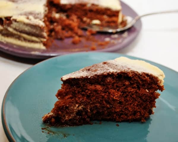 CAKE: Chocolate Balsamic Cake with Irish Cream Glaze