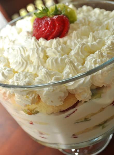 TRIFLE: Pomegranate-Quince Trifle