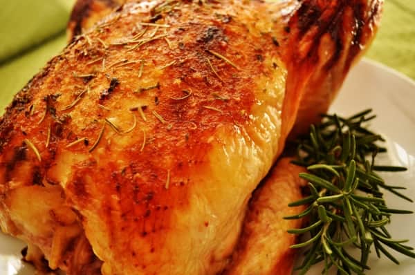 TURKEY: Savory Thanksgiving Turkey with Wild Mushroom & Sage